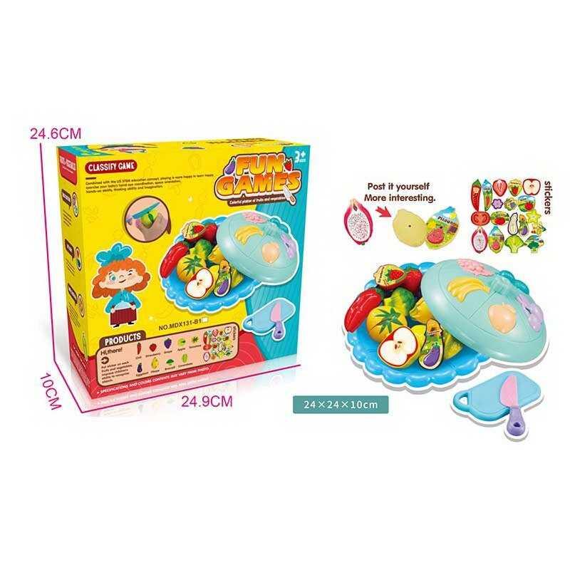 Ігровий набір продуктів Bambi на таці, 131B1/402349