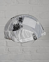 Зимний тактический кавер "Профи" для шлема с белой кляксой, предназначенный для ВСУ OOO