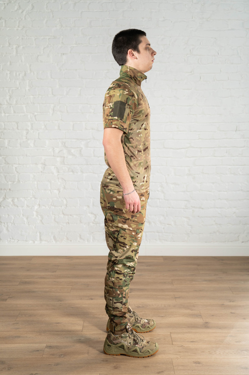 Тактическая форма мультикам рип-стоп вафелька армейская мужская всу боевой костюм multicam камуфляжный OOO - фото 3 - id-p2132278739
