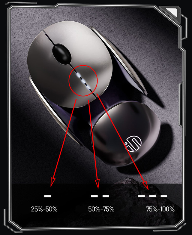 Мышка 2в1 беспроводная Inphic X2 RGB аккумуляторная Мышка 2в1 беспроводная Inphic X2 RGB аккумуляторная