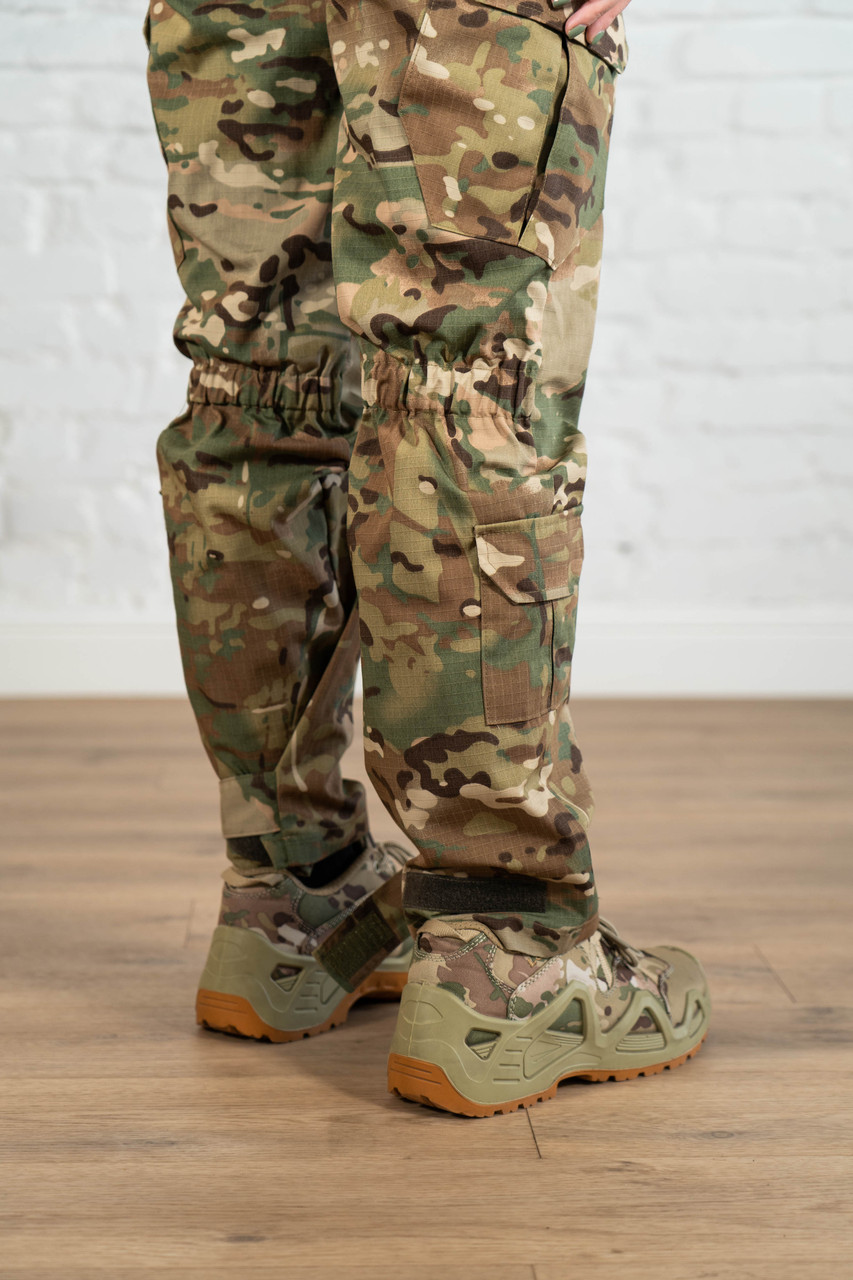 Штаны мультикам ripstop женские тактические летние форменные multicam брюки камуфляж военные армейские всу OOO - фото 10 - id-p2132278794