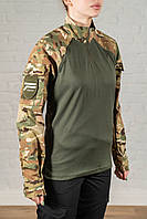 Боевая тактическая рубашка multicam рипстоп женский камуфляжный убакс мультикам армейский весенний ubacs OOO