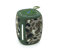 Колонка Kisonli Q17 Bluetooth 5.3, 1х8W, 1800 мАч, USB/TF/TWS/FM/BT/LED, DC: 5V/1A, Camouflage, Q45