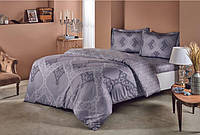 Комплект постільної білизни TAC сатин полуторний розмір Corette Grey