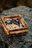 Оберег медальйон молот бога грому "Сорушник" з ексклюзивним дизайном + коробка з дерева "Vikings", фото 8