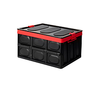 Органайзер Voltronic пластиковый с крышкой в багажник автомобиля, 520x360х290mm, Чёрный