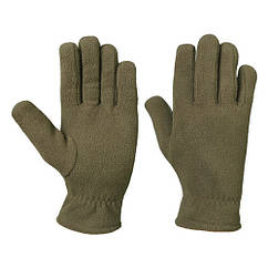 Тактичні перчатки, фліс, розмір L/XL, колір зелений.