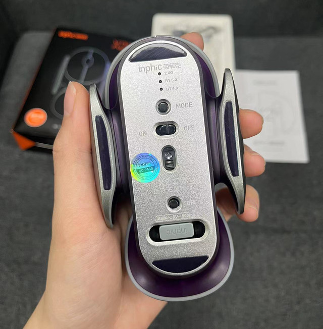 Мышка 2в1 беспроводная Inphic X2 RGB аккумуляторная Мышка 2в1 беспроводная Inphic X2 RGB аккумуляторная