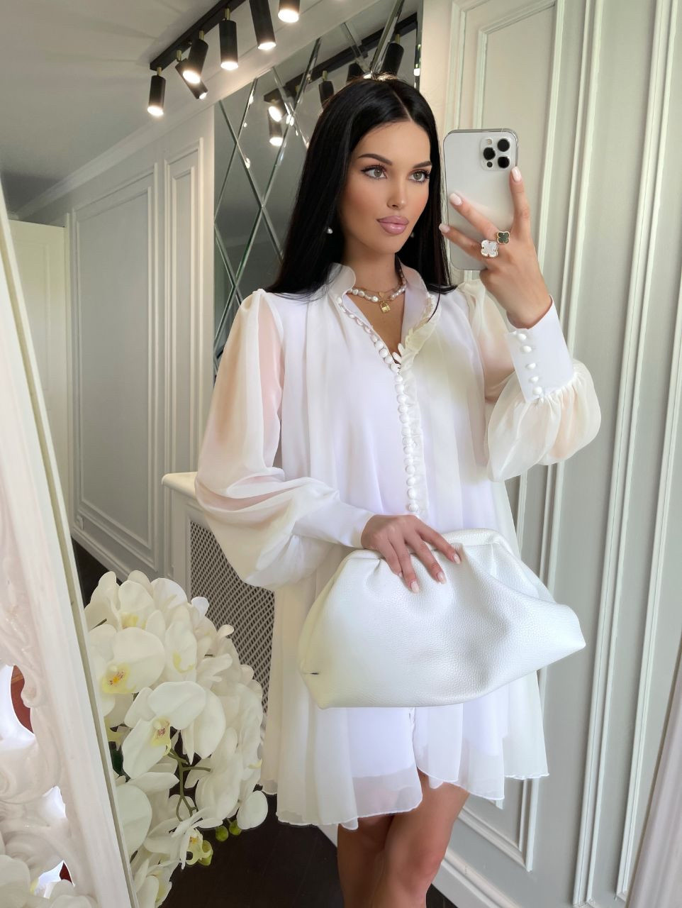 Платье распашонка из шифона - фото 1 - id-p2132288153