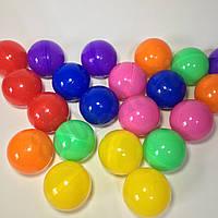 Кулі для лототрону | мікс  40 мм | Пластикові | роз'ємні для розіграшу.