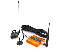 Комплект усилитель GSM102-3G-4G 900МГц, усилитель 1-диапозонный, антенна приёма, 10м кабеля, встр. антенна
