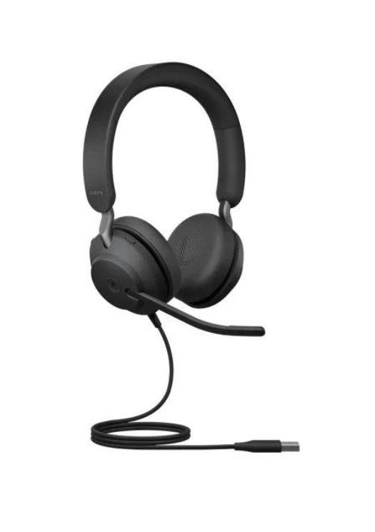 Навушники з мікрофоном JABRA Evolve2 40 SE MS Stereo Black (24189-999-999)