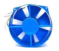 Кулер для охлаждения серверных БП 200FZY2-D DC sleeve fan 3pin под пайку - 200*210*71мм, 220V/0,3A,