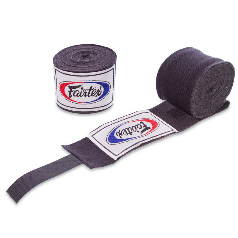 Бинты боксерские хлопок FAIRTEX HW2-5 цвет белый Синий - фото 7 - id-p2132278454