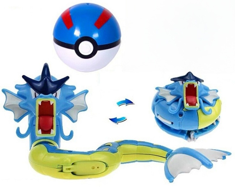 Іграшка Покемон-трансформер Гаярадос з Покеболом, 11 см