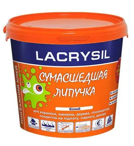 Клей акриловий "Божевільна липучка" Lacrysil 1,2 кг