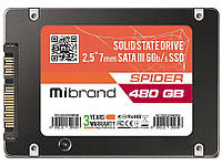 SSD 2,5 "480 ГБ Mibrand Spider (Mi2.5ssd/sp480gb) объем