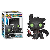 Фигурка Фанко Поп Funko Pop Как приручить дракона How to Train Your Dragon Беззубик Toothless 10 см №686