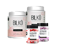 Bilko SlimBerry Bliss: Клубничный Белковый Коктейль с Детокс Комплексом и Жиросжигателем для Легкого Похудения