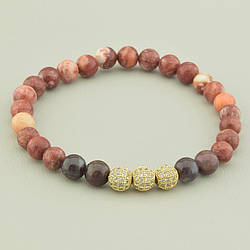 Браслет Яшма 22 см.