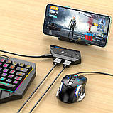 Перехідник клавіатура миша для телефону конвертер для гри в pubg пабг cod Mix Elite адаптер ігровий, фото 3