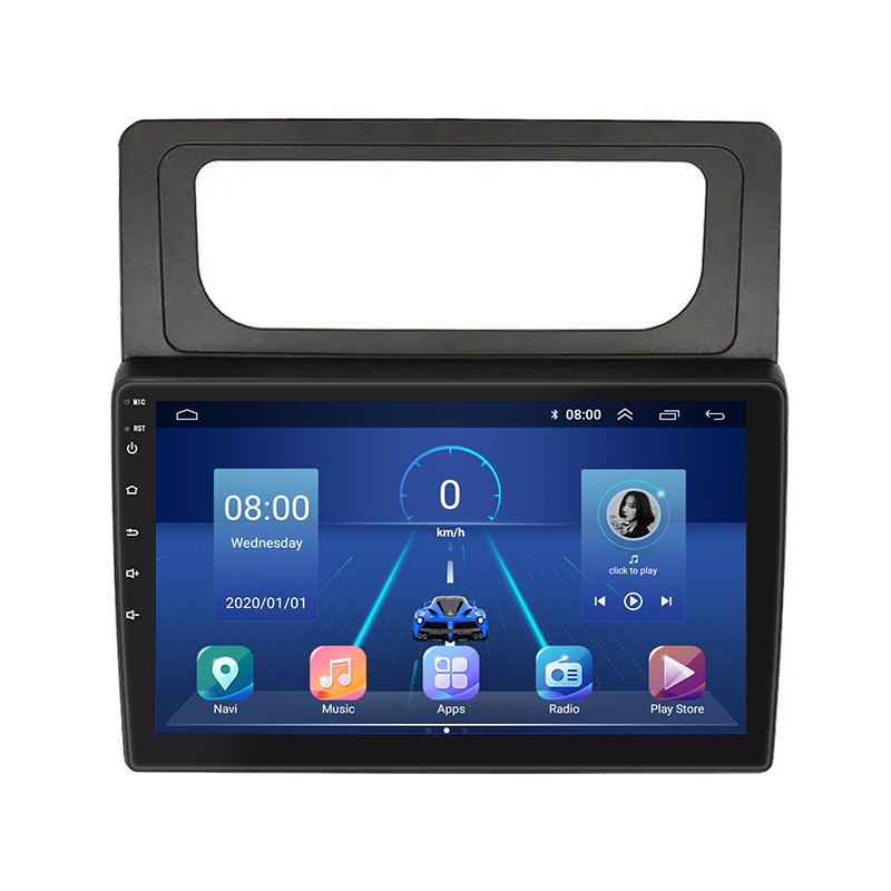 Штатна магнітола 10" Lesko для Volkswagen Caddy III Рестайлінг 2010-2015 4/32Gb 4G Wi-Fi GPS Top