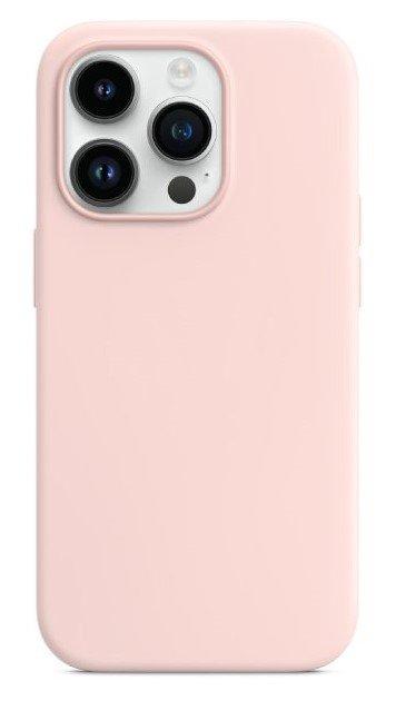 Чохол Monblan Magnetic Silicone Series MagSafe для iPhone14 Pro Chalk Pink