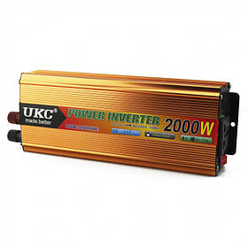 Перетворювач напруги інвертор UKC SSK 2000W AC/DC 12V-220V