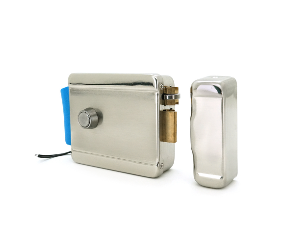 Електромеханічний замок YLK-1073D "правий", напруга - 12 В, серцевина - одна, матеріал корпусу - сталь.