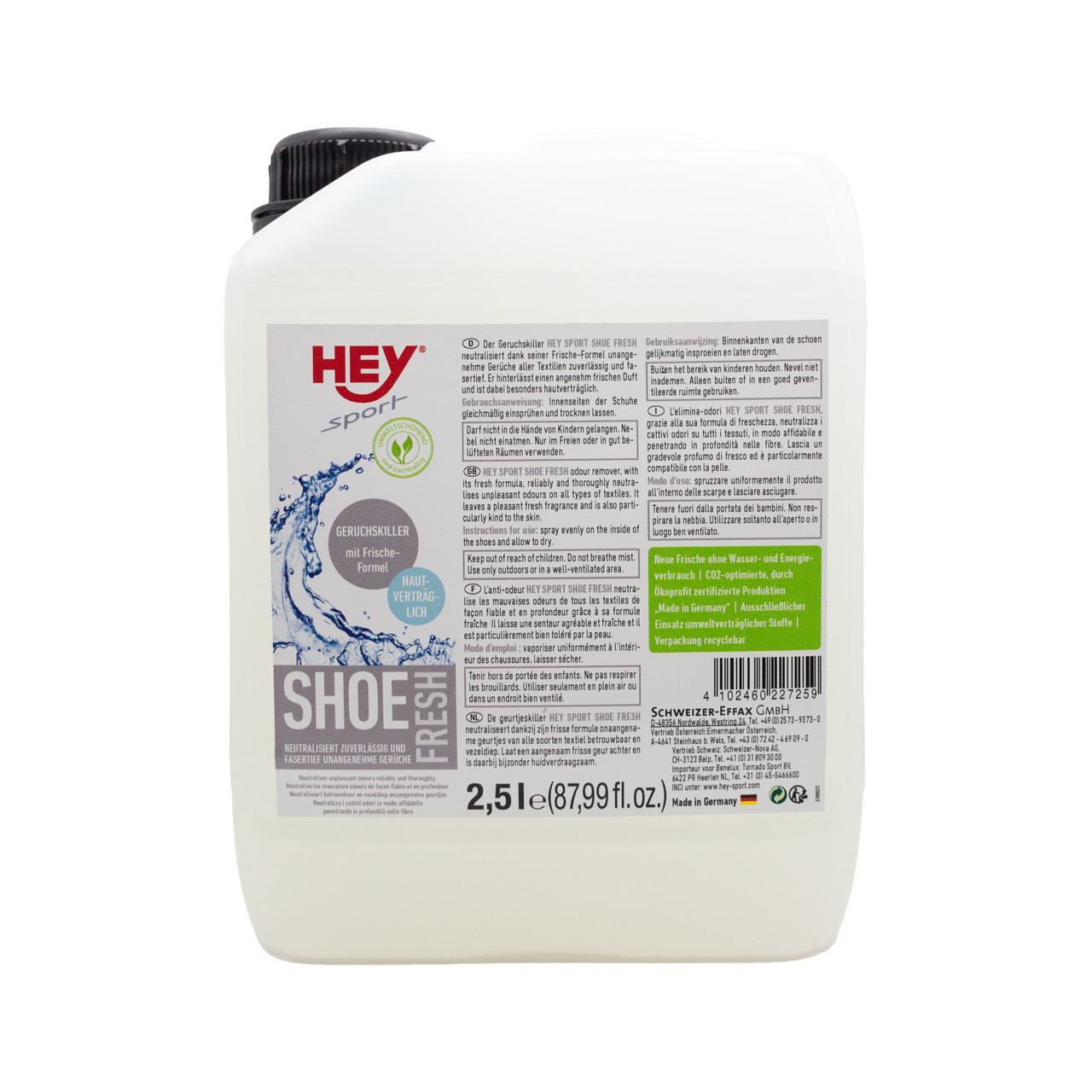 Гігєнічне очищення взуття HeySport Shoe Fresh 2,5 l (20272500), фото 1