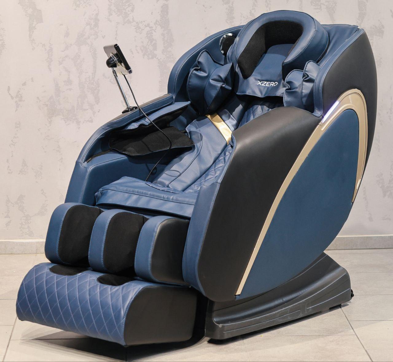 Масажне крісло XZERO X10 SL Blue 6 автоматичних програм масажа, фото 1