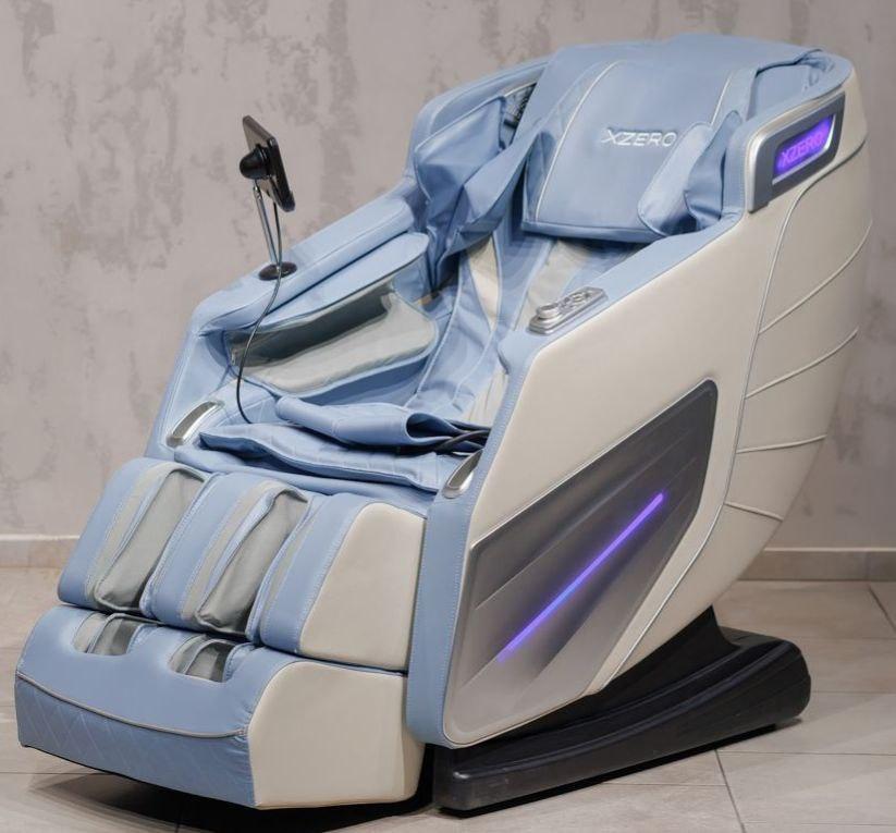 Масажне крісло XZERO Y18 SL Blue 5 автоматичних програм масажа, фото 1
