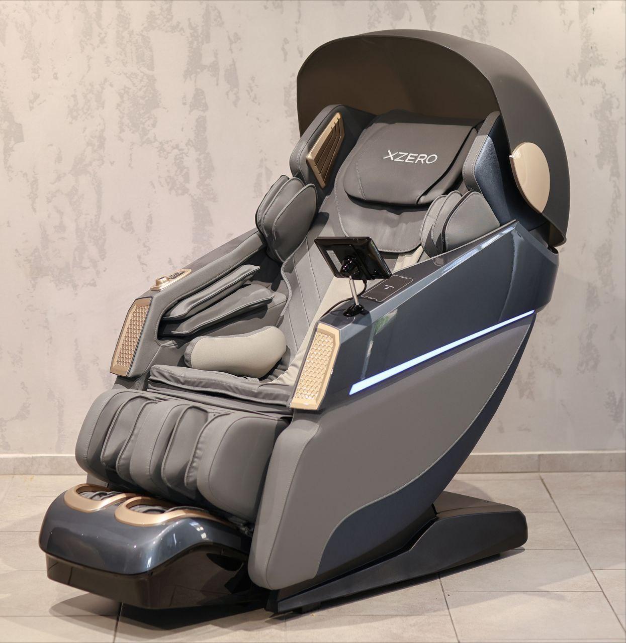 Масажне крісло XZERO LX88 Luxury+Grey функція інфрачервоного підігріву, фото 1