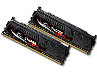 Оперативная память G.Skill DDR3 (2X4GB) 1600Mhz CL9 F3-12800CL9D-8GBSR1 Sniper XMP Desktop Memory Kit