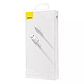 Кабель Baseus USB - Type-C 2метри 66W Cafule Metal Data White CAKF000202, фото 4