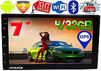 NEW! Автомагнітола Alpine ZX7 GPS, екран 7', 2DIN, Android13, 4/32 GB, DSP, WIFI, FM, BT навігація КОРЕЯ!