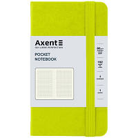 Книга записная Axent Partner 95x140 мм 96 листов в клетку Лимонная (8301-60-A)