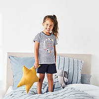 Піжама для дівчинки, зріст 86-92, колір білий/синій