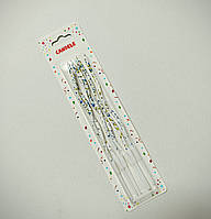 Набір свічок коктейльні білий з крапельками 12см 6шт