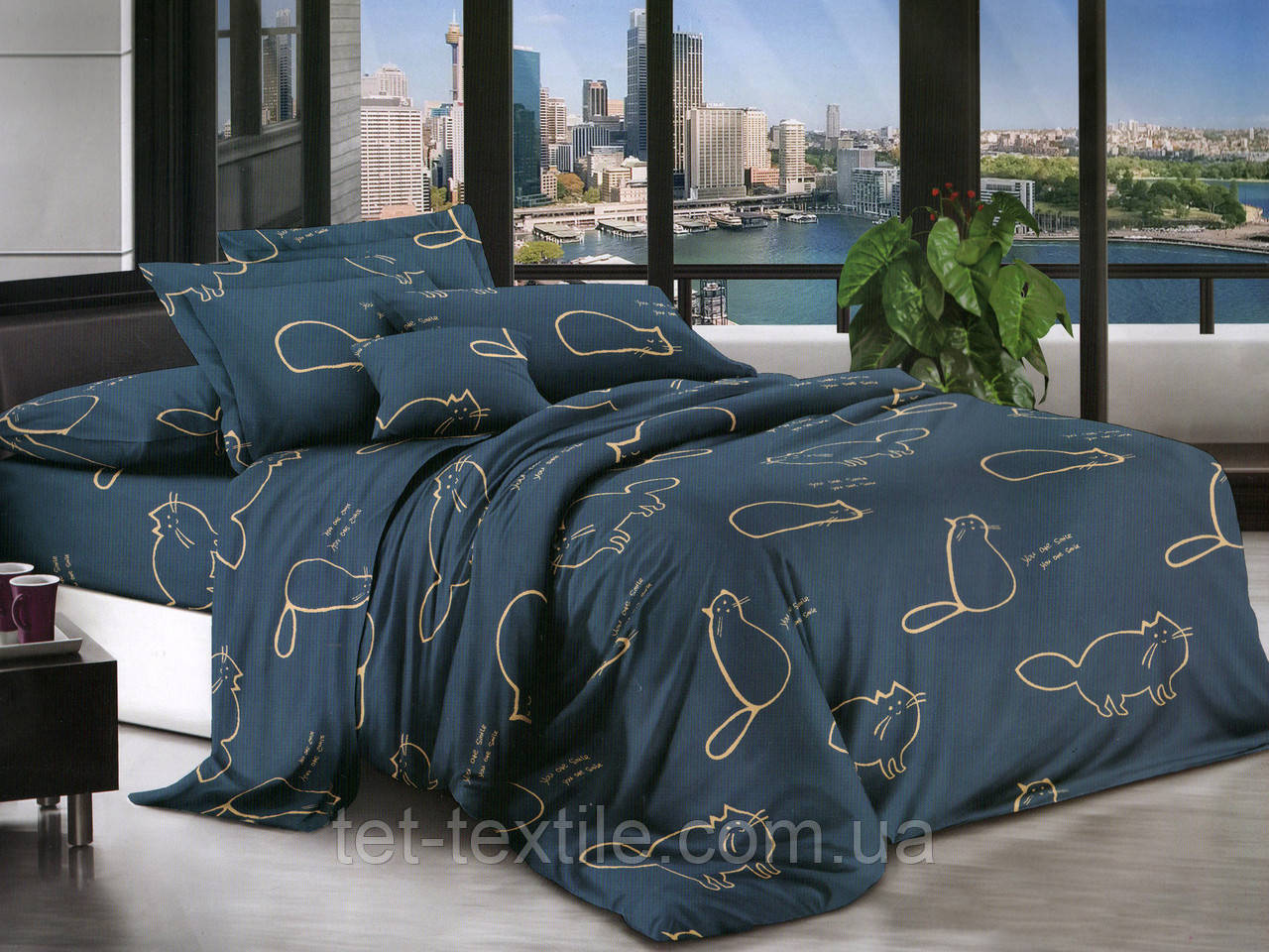 Комплект постільної білизни ТЕТ Преміум, полуторний