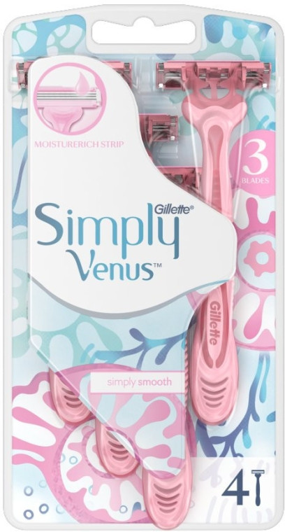 Станок Gillette "Simply Venus3" (4)