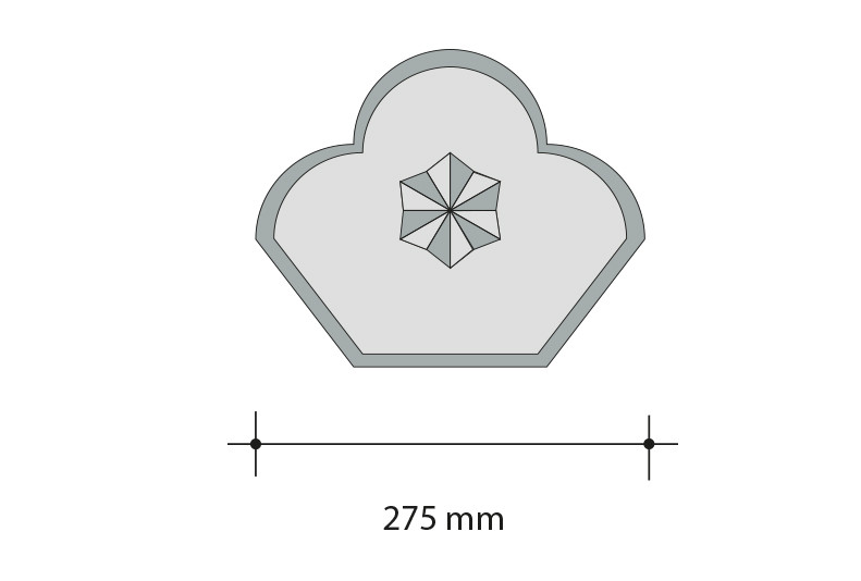 Заглушка конька концевая Röben Медный ангоб - фото 2 - id-p2132324488