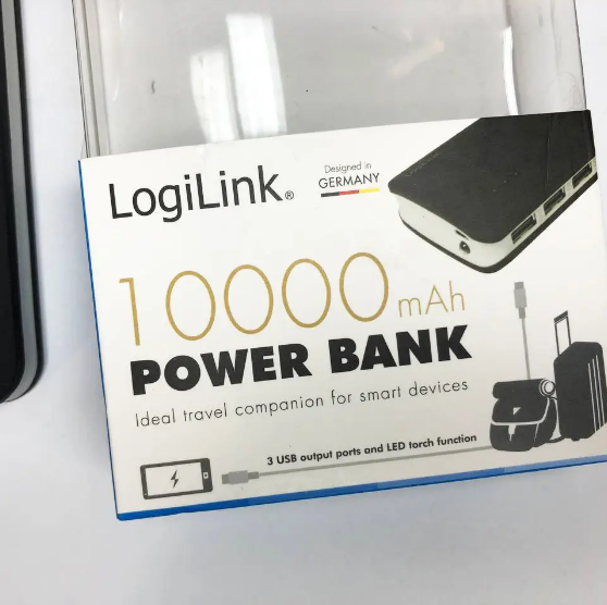 Переносная зарядка Power Bank Logilink PA0145 10 000mAh Повербанк Батарея для смартфона внешний аккумулятор sh - фото 3 - id-p2132319790