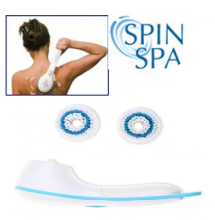 Массажная очищающая щетка для лица спин спа Spin Spa Электрическая щетка массажер для умывания и очищения лица - фото 5 - id-p2132319912