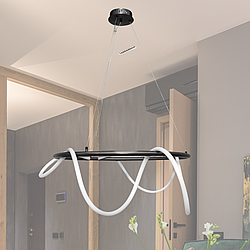 Led люстра з колекції Роуплайт Diasha 48W до 10 кв.м колір  SY9752-D800BHR