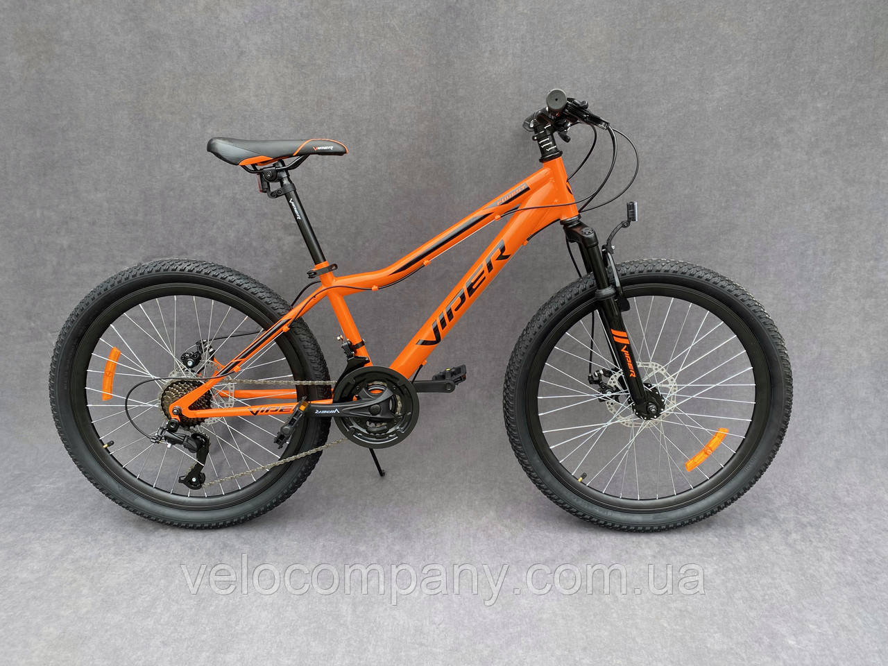 Підлітковий гірський велосипед Viper Forest 24 D рама 12.5 помаранчевий