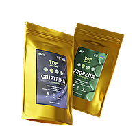 Спіруліна + хлорела в порошку 250+250г