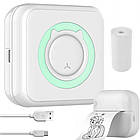 Портативний Bluetooth принтер + Подарунок Термопапір 5шт / Міні принтер для друку з телефону / Термопринтер, фото 2