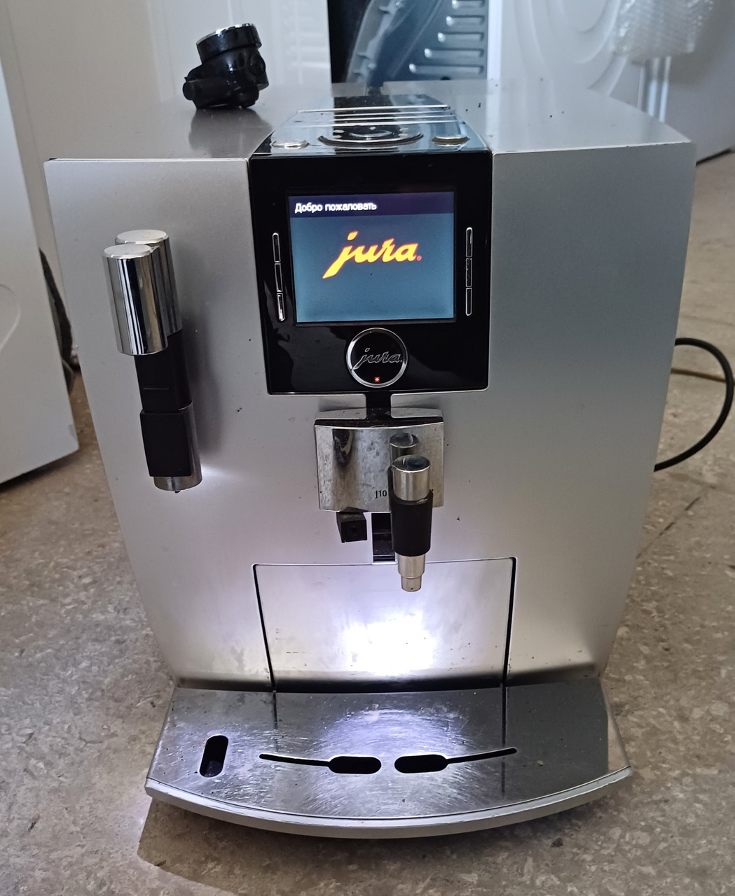 Кавомашина кавоварка Jura J10 Platinum б/у вживана, фото 1