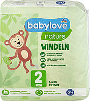 Подгузники Babylove nature Германия 2 (3-6кг) 28шт